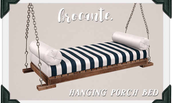 Hanging Porch Bed. PG is L$299 / Adult is L$649.