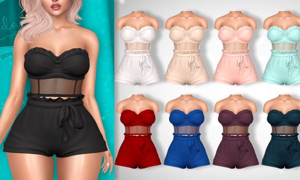 Jenna Romper. L$299 each. Fatpack is L$1,299. Demo Available. ★