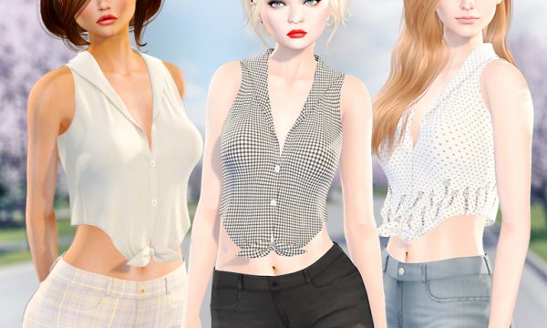 Heat Top & Bingo Shorts. Tops is L$200 each. Shorts is L$200 each. Fatpacks are L$600 each. Demo Available. ★