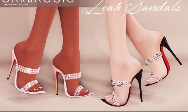 Garbaggio - Leah Sandals. Individual L$99 | Mini Packs L$299 | Fatpack L$499 Demo available.