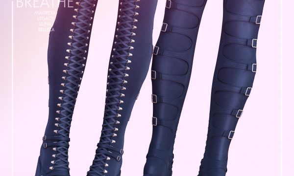 [BREATHE] - Satsune Heels. Individual L$250 | MiniPacks L$400 | Fatpack L$1500 . Demo Available.