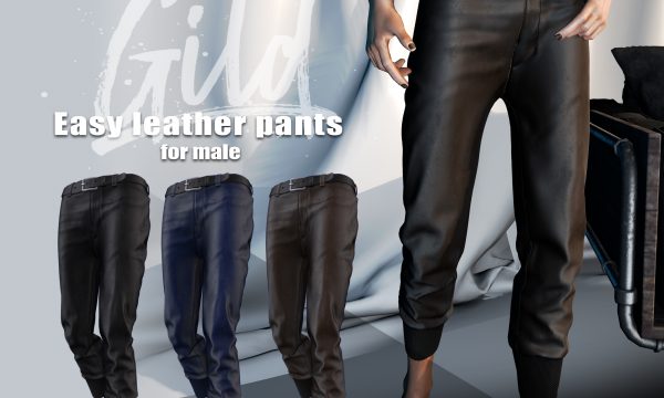 Gild - Easy Leather Pants. Individual L$220 | Fatpack L$580. Demo Available.