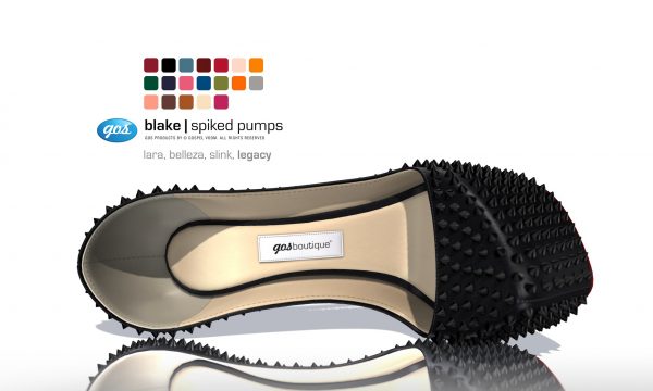 Gos Boutique - Blake Spiked Pumps. Individual L$295 | Boutique Pack L$1,295. Demo Available ★.