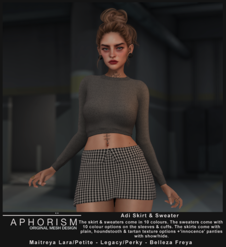 !APHORISM! – Adi Skirt & Sweater.