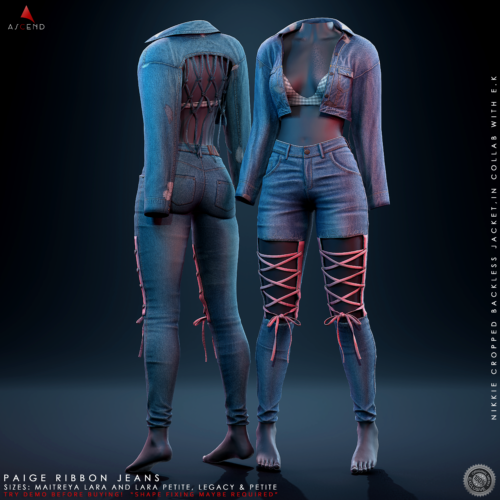 Ascend – Paige Ribbon Jeans.