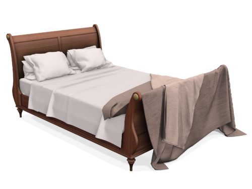 Dutchie – Sleigh Bed.