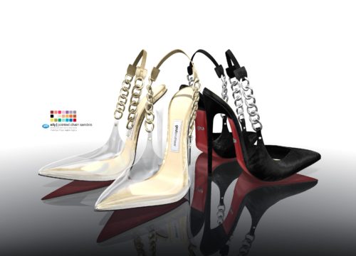 Gos – Eily Pointed Chain Heels.