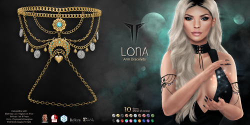 RealEvil Industries – Lona Arm Bracelets.