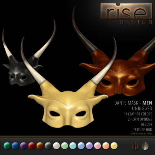 Rise Design – Dante Set & Mask.