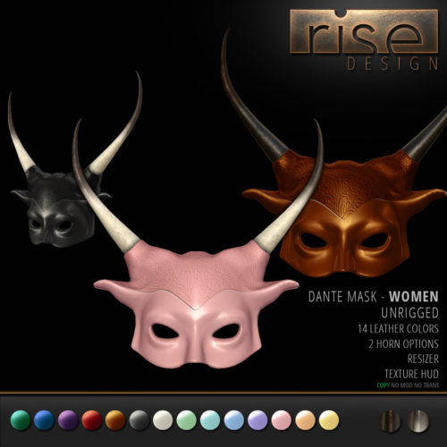 Rise Design – Dante Set & Mask.