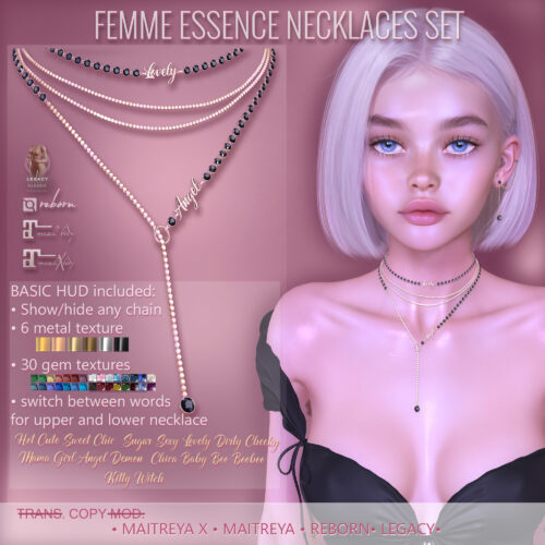 AvaWay - Femme Essence Necklaces Set.