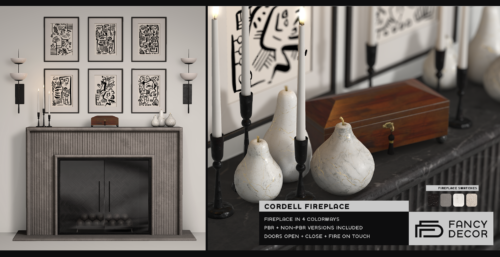 Fancy Decor - Cordell Fireplace.
