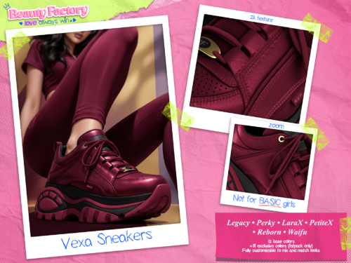Beauty Factory - Vexa Sneakers.