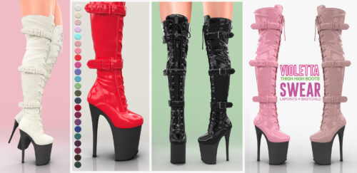 Lapointe&Bastchild - Violetta Thigh Boots.