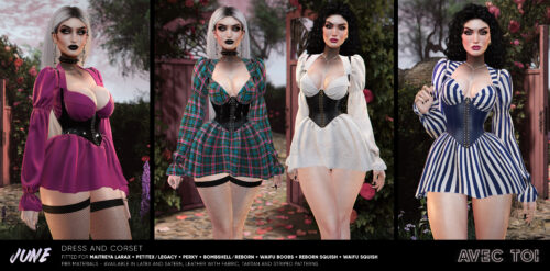 AVEC TOI - June Dress & Corset.