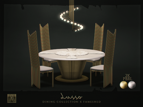 Architect. - Lusso Dining Set.