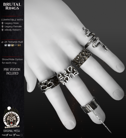 Badwolf Accessories & Co. - Brutal Rings.