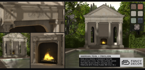Fancy Decor - Hadrian Pool & Pavilion.