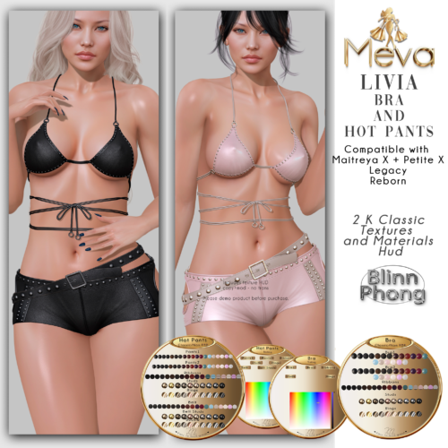 Meva - Livia Bra & Hot Pants.