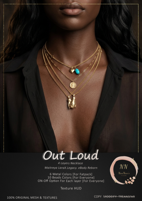NaaNaa's - Out Loud Necklace.