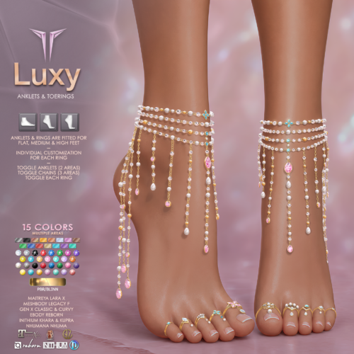 RealEvil Industries - Luxy Anklets & Toerings.