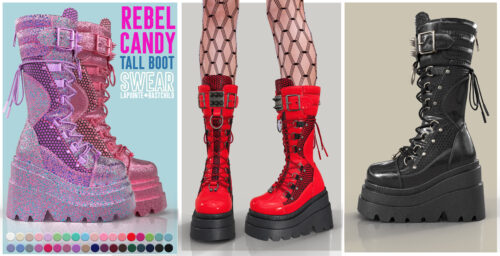 Lapointe&Bastchild - Rebel Candy Collection & Rebel Candy Tall Boot.