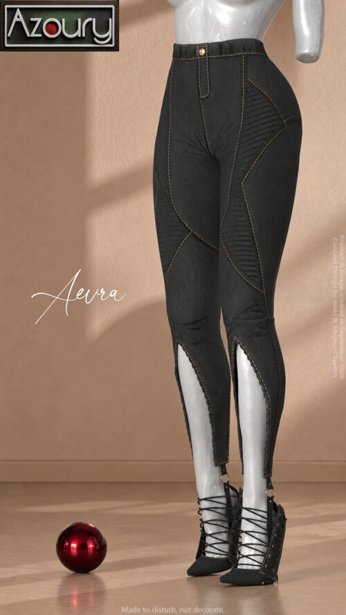 AZOURY - Amarelys, Aevra Jeans & Aevra Leather.