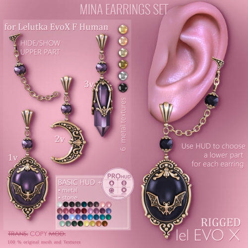 AvaWay - Mina Earrings Set.