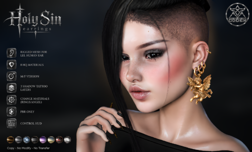Codex - Holy Sin Earrings.