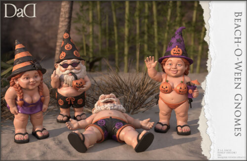 DaD - Beach-O-Ween Gnomes.