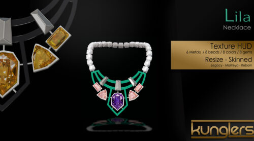 Kunglers - Lila Necklace.