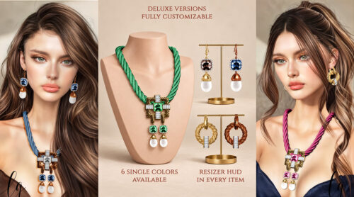 LaGyo - Ianira Necklace & Earrings.