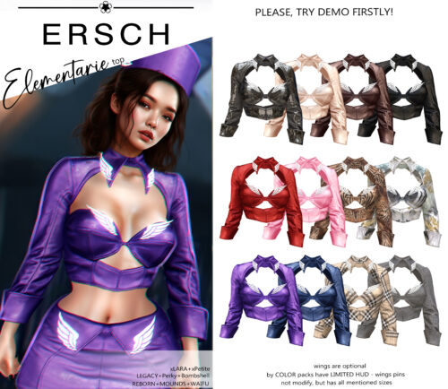 ERSCH - Elementarie Hat, Top & Skirt.