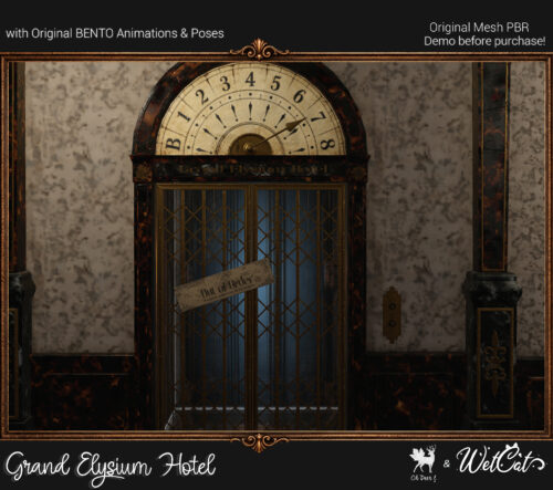WetCat - Grand Elysium Hotel Backdrop and Props.